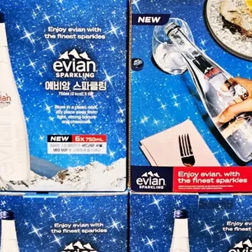 EVIAN 스파클링탄산수 750ML X 6