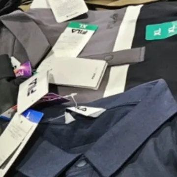 FILA GOLF 남성 긴팔 폴로 M - XXL ASIAN SIZE
