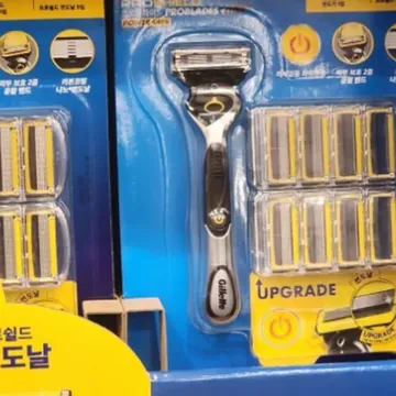GILLETTE 질레트 프로쉴드파워 면도기세트1+9