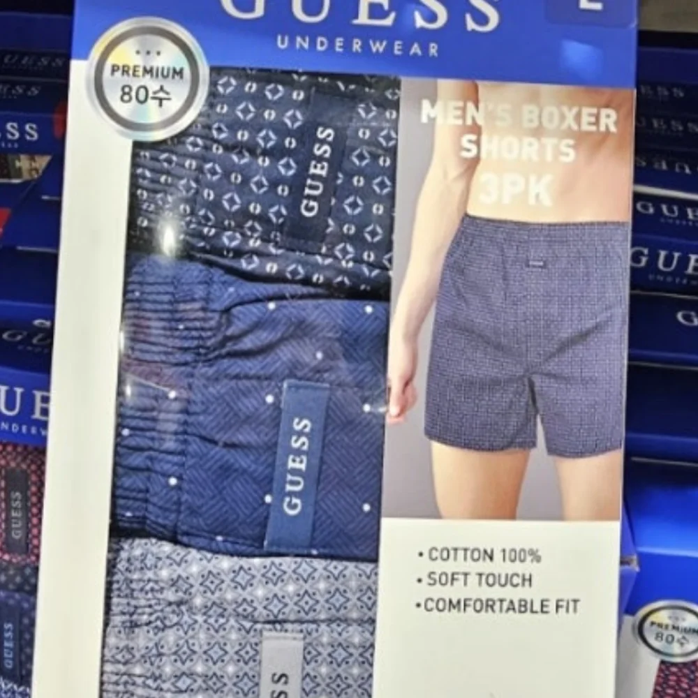 GUESS 남성 박서쇼츠3매 M- XL ASIAN SIZE