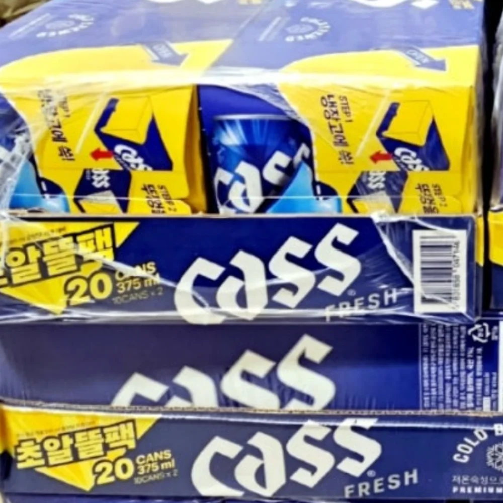 [앤쿠폰적용상품] CASS 캔맥주 375ML X 20캔