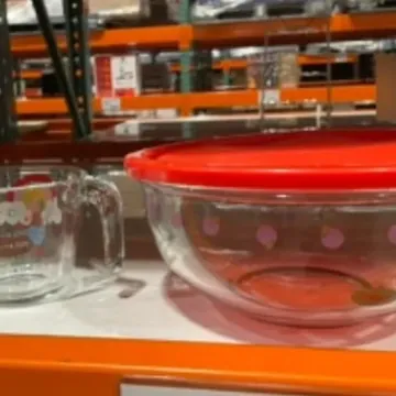 PYREX 파이렉스 계량컵 2P, 믹싱볼 1P (뚜껑포함)