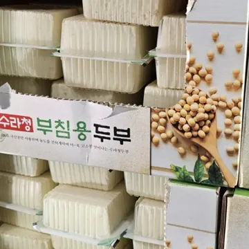 수라청 부침용 두부 420G X2 국산콩사용