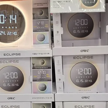 OWC 유진정밀 이클립스 클린미러 LED 시계
