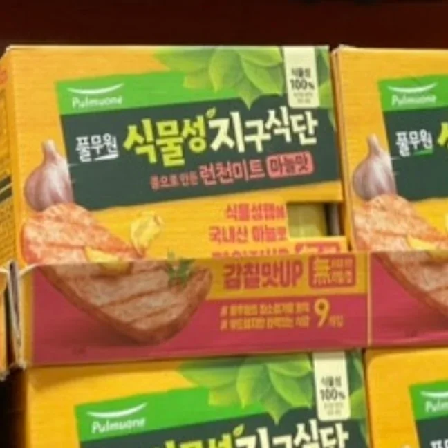 풀무원 식물성런천미트 190G X 9 (마늘맛)