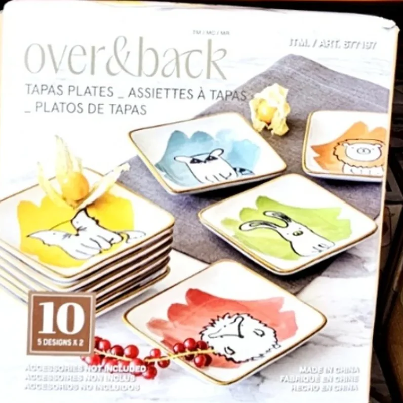 OVER & BACK 앞접시 세트 10PCS