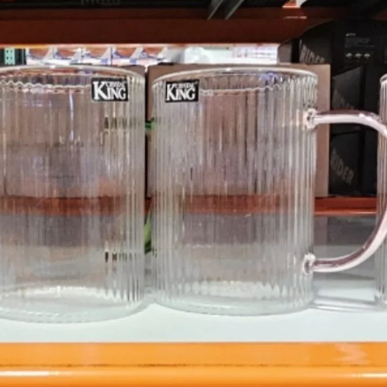 KING CRYSTAL 컬러핸들 머그 410ML 6P