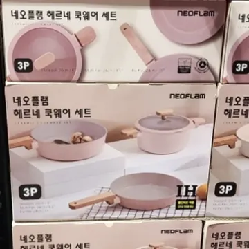 NEOFLAM 네오플램 세라믹 쿡웨어 4P (냄비뚜껑포함)