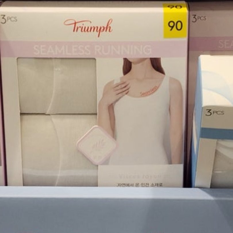 TRIUMPH 캐미솔/런닝 3매 90,95,100 ASIAN SIZE