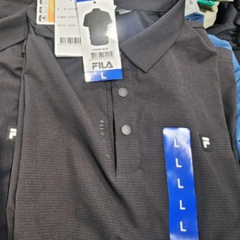 FILA GOLF 남성 반소매 폴로 M - XXL ASIAN SIZE