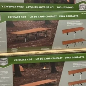 TIMBER RIDGE 캠핑용 접이식 간이침대