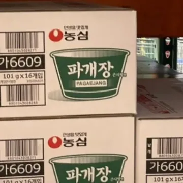 농심 파개장큰사발 101G X 16