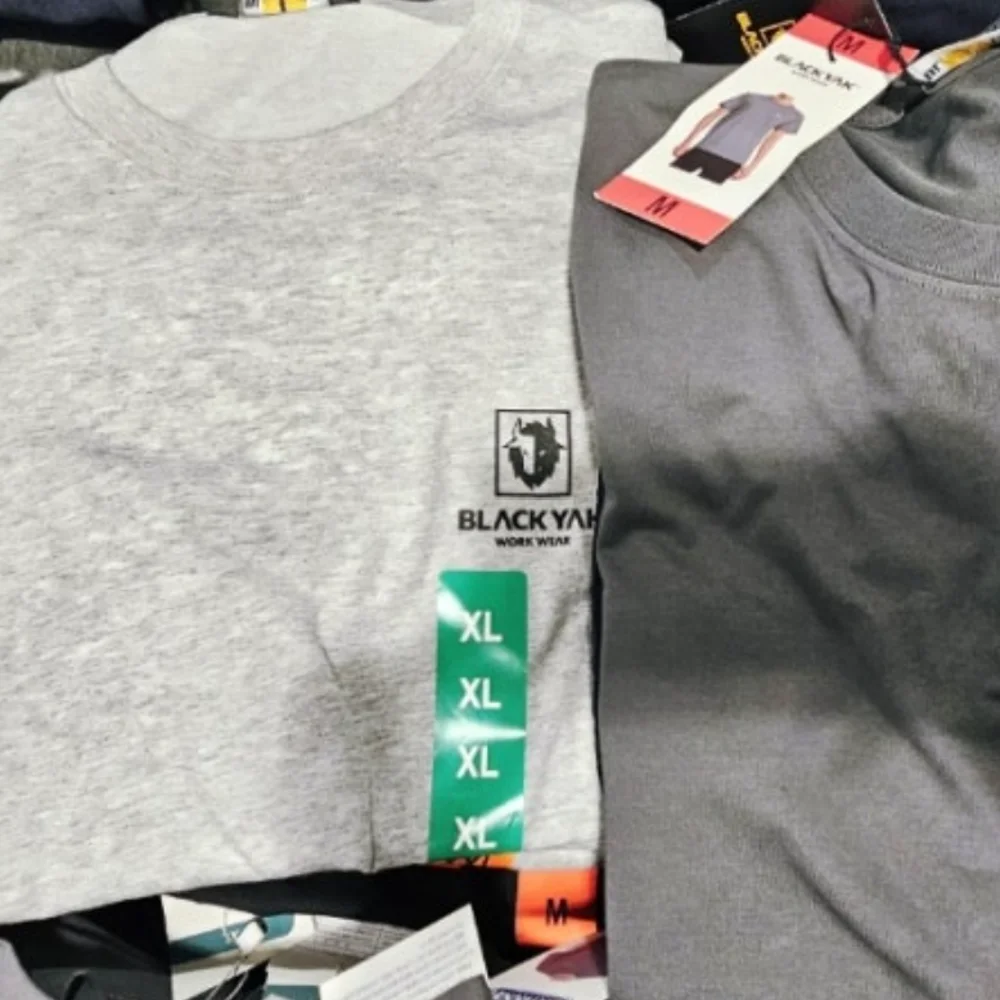 BLACKYAK WORKWEAR 남성 반소매 티셔츠 M - XXL ASIAN SIZE