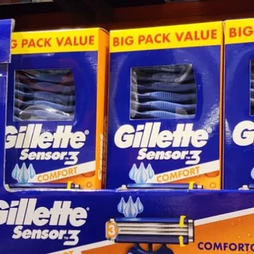 GILLETTE 질레트 센서3일회용면도기 36개입