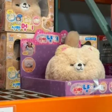 말하는 식빵 동물 인형 멍이