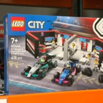 LEGO CITY F1 정비소와 레이 스 카 #60444