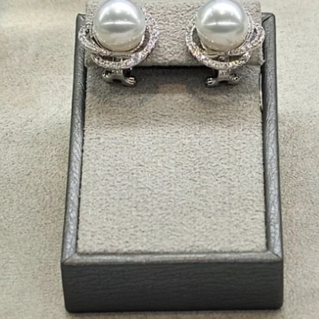 남양진주귀걸이 PEARL 11-12MM 1.18CTW DIAMOND 18K