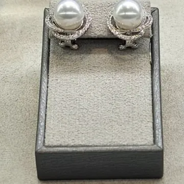 남양진주귀걸이 PEARL 11-12MM 1.18CTW DIAMOND 18K