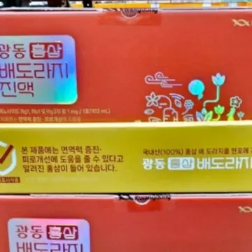 광동 홍삼 배도라지진액 102ML X 30포