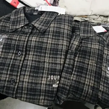 VISIT IN NY 여성 체크 셔츠 S,M,L ASIAN SIZE