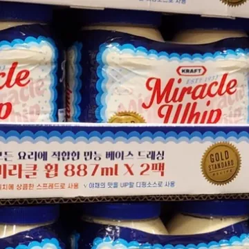 KRAFT 미라클 휩 887ML X 2
