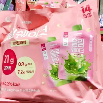 LABNOSH 랩노쉬 슬림쉐이크 제주말차맛 45GX14개
