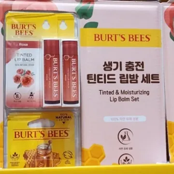 BURT'S BEE 버츠비 틴티드립밤세트 3개입