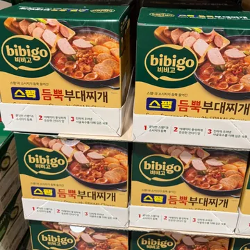 비비고 스팸듬뿍부대찌개 460G X 4