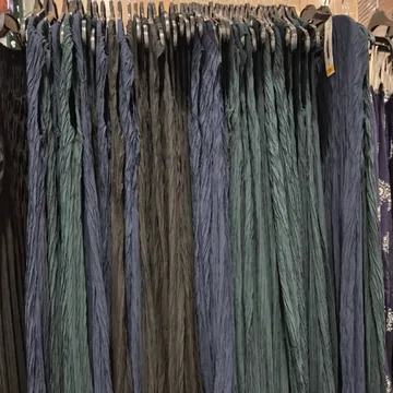 YOICHEU 여성 플리츠원피스 S/M, M/L ASIAN SIZE