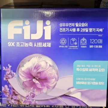 FIJI 시트형세탁세제 120매 (드럼겸용)