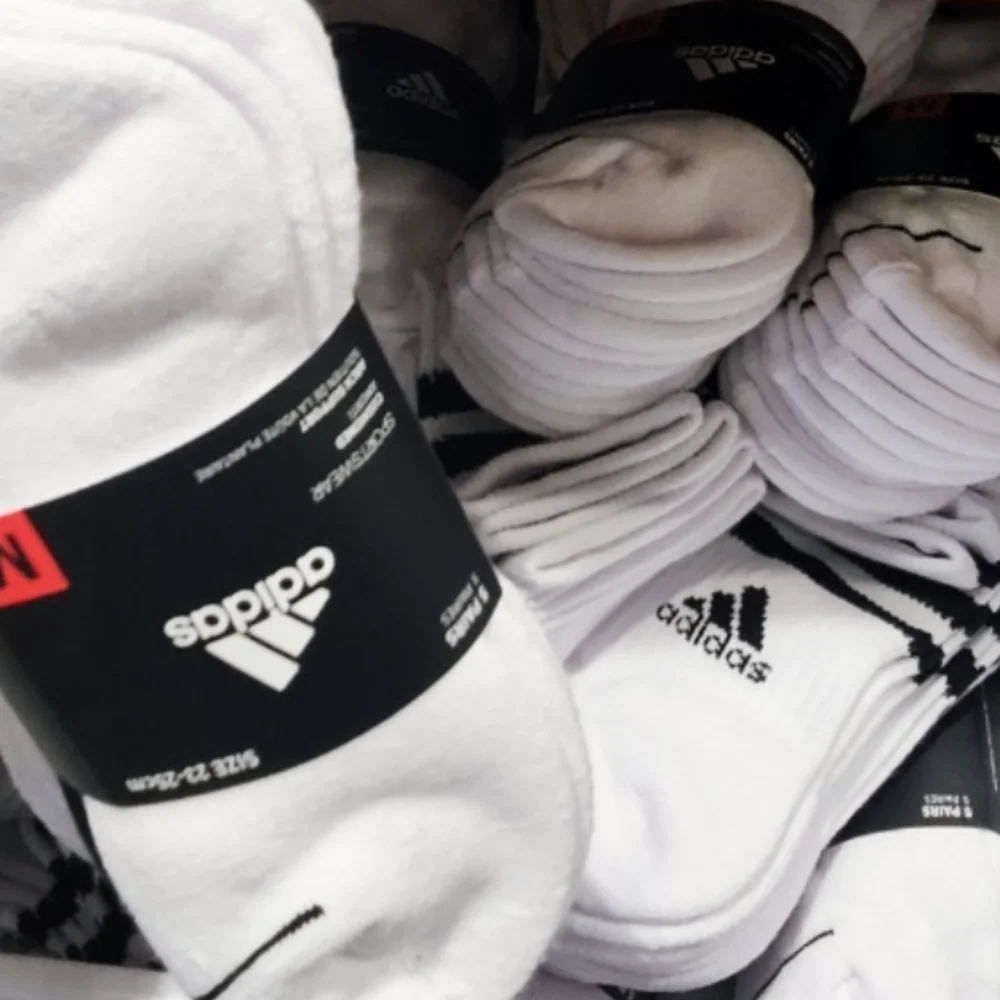 ADIDAS 성인장목양말 5족 FREE SIZE