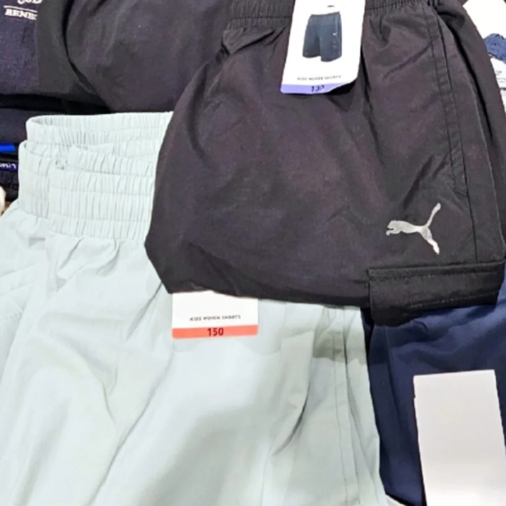 PUMA 키즈 카고 반바지 S,M,L,XL ASIAN SIZE