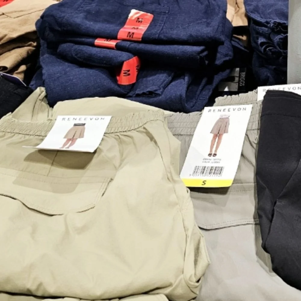 RENEEVON 여성 플레어반바지 S,M,L ASIAN SIZE