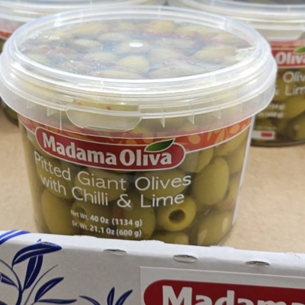 MADAMA OLIVA 피티드 자이언트그린올리브 칠리&라임 1.13KG