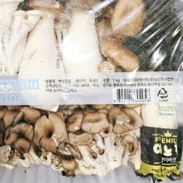 버섯모음 1KG MUSHROOM ASSORTMENTS 원산지 : 국산