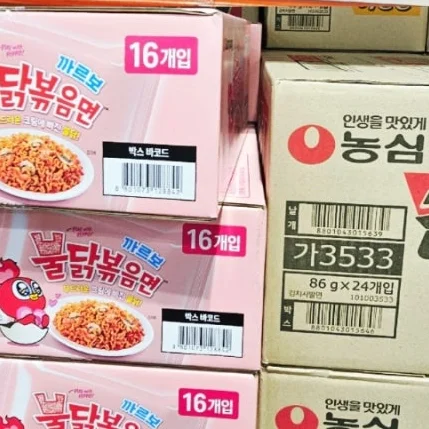 까르보불닭 봉지면 130G X 16