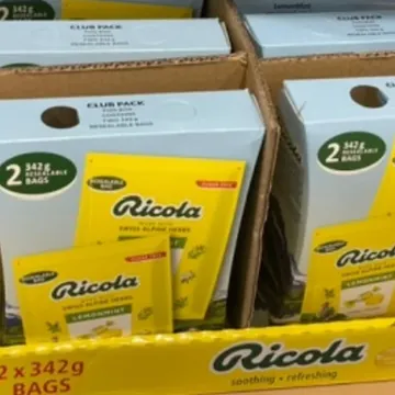 RICOLA 레몬민트 허브캔디 684G / 342G X 2