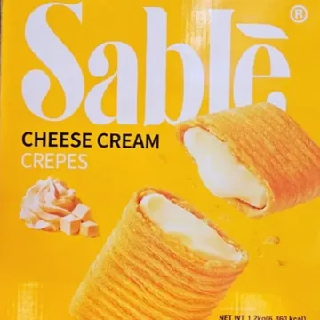 SABLE 치즈크림 크레페 1.2KG / 20G X 60
