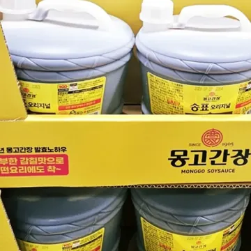 몽고 송표 간장 3.8L