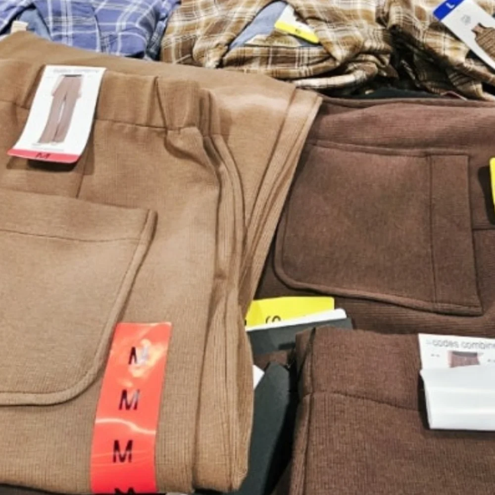 CODES COMBINE 여성 와이드 팬츠 S.M,L ASIAN SIZE
