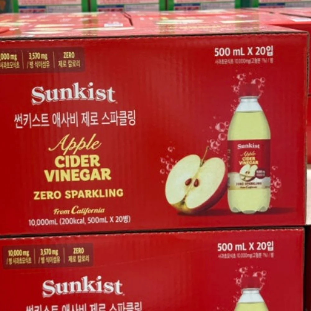 썬키스트 애사비 제로 스파클링 500ML X 20