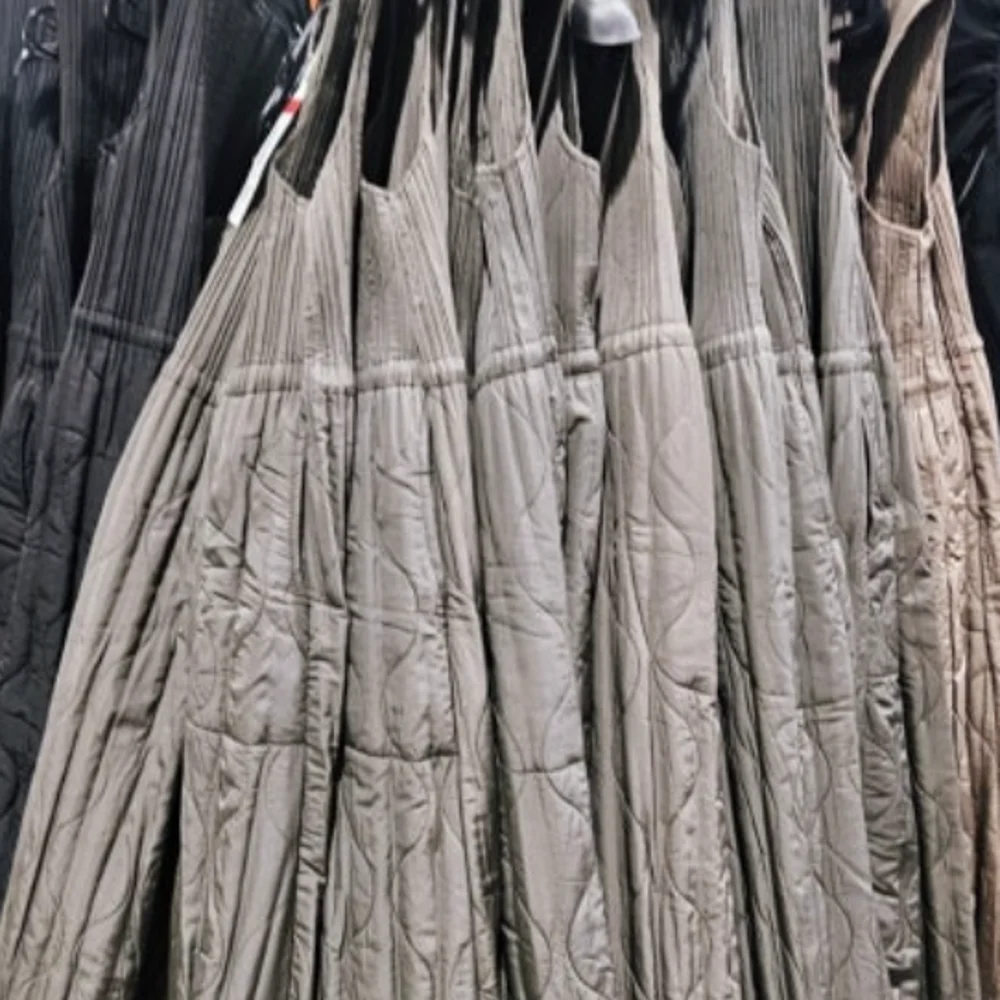 YOICHEU 여성 퀼팅 원피스 S/M, M/L ASIAN SIZE