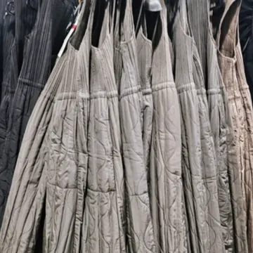 YOICHEU 여성 퀼팅 원피스 S/M, M/L ASIAN SIZE