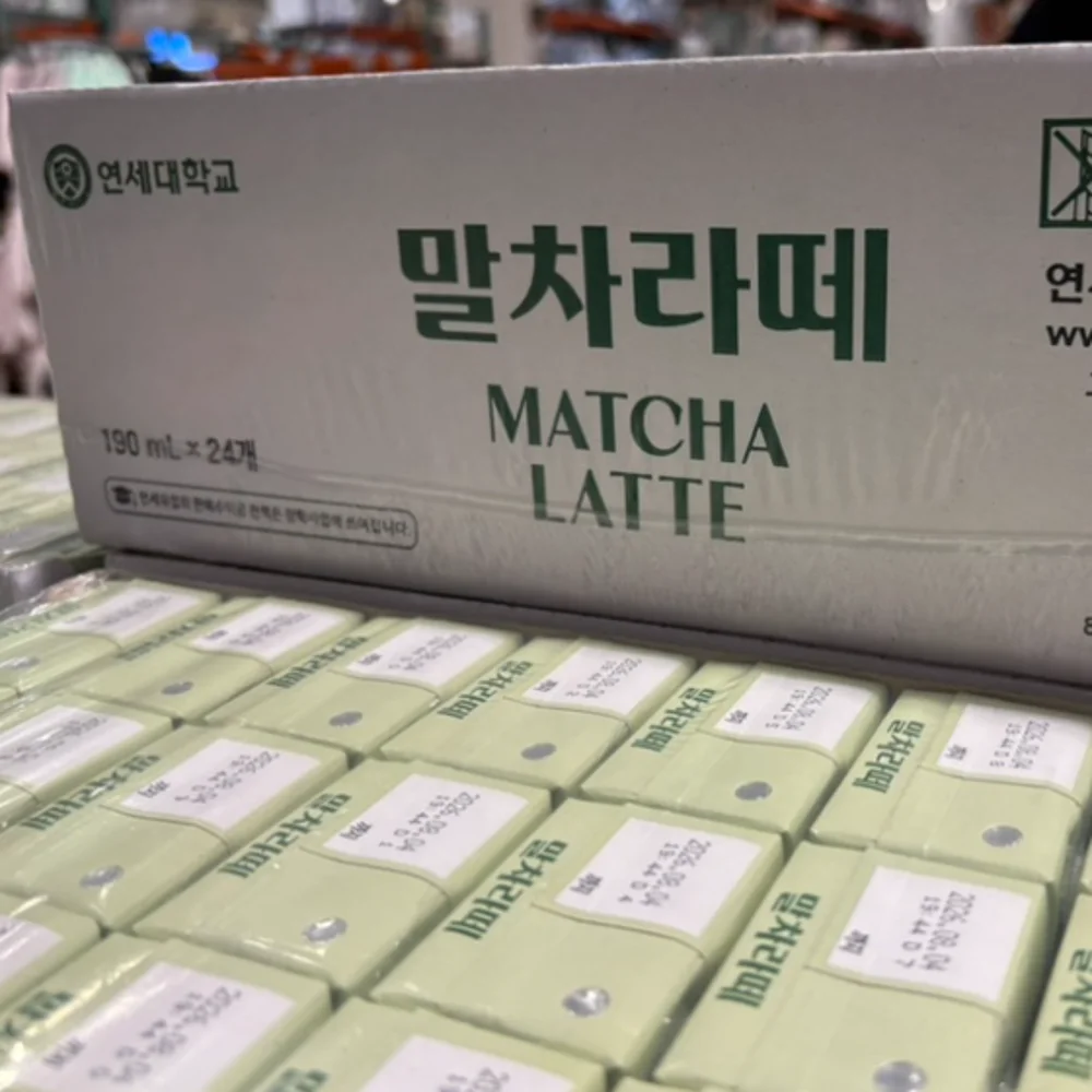 연세우유 말차라떼 유유 190ML X 24