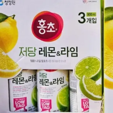 청정원 레몬&라임 900ML X3(저당)