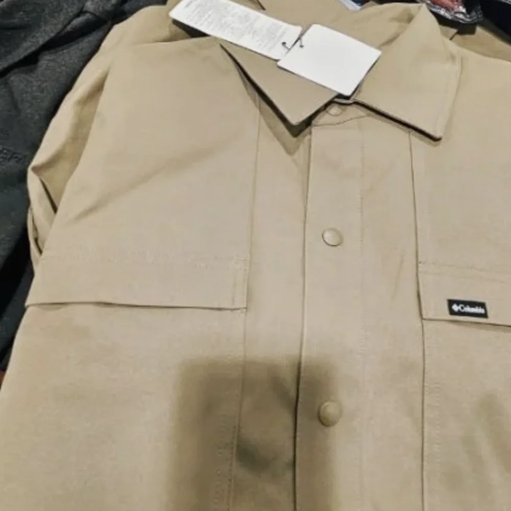 COLUMBIA 남성 긴소매 셔켓 M - XXL ASIAN SIZE