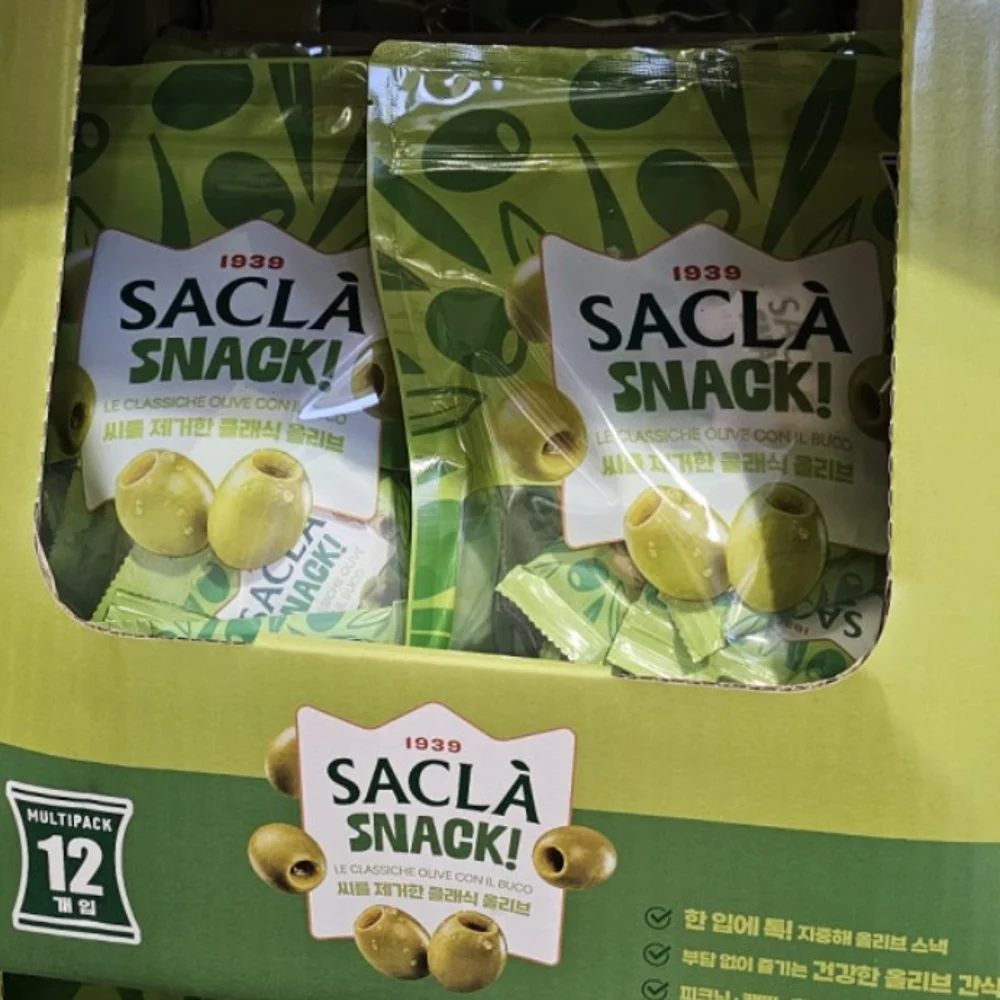 SACLA 사클라 그린올리브스낵 30G X 12