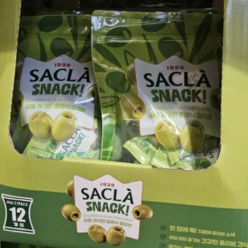 SACLA 사클라 그린올리브스낵 30G X 12