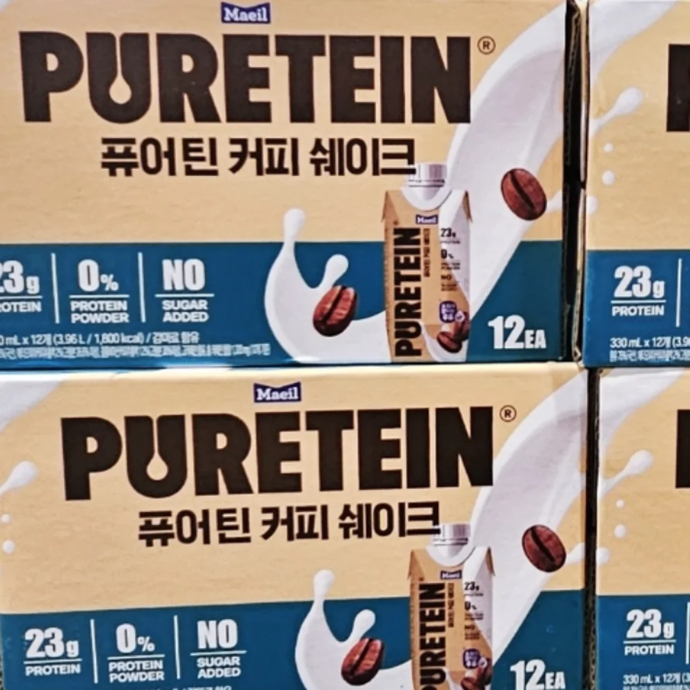 PURETEIN 퓨어틴 프로틴 커피쉐이크 330ML X 12팩