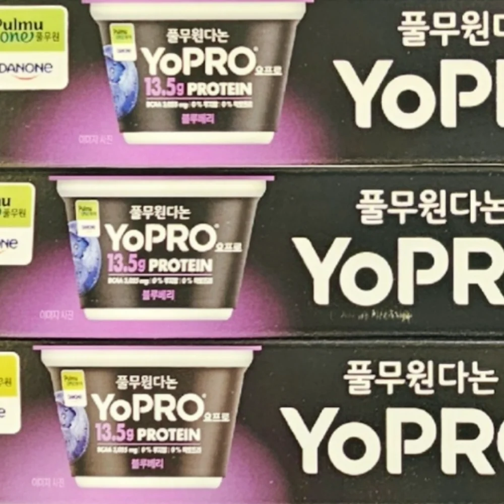 풀무원다논 YOPRO 요거트 150G X 12, 블루베리